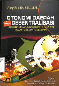 Otonomi Daerah dan Desentralisasi