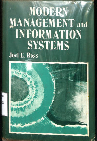 Modern Management and Information Systems