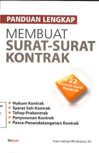 PANDUAN LENGKAP MEMBUAT SURAT-SURAT KONTRAK