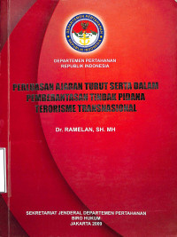 Perluasan Ajaran Tirit Serta dalam Pemberantasan Tindak Pidana Terorisme Transnasional