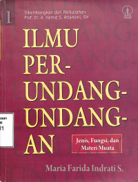 ILMU PERUNDANG-UNDANGAN (JENIS, FUNGSI, MATERI MUATAN)