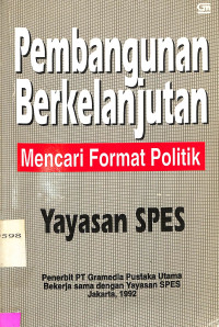 pembangunan berkelanjutan mencari format politik