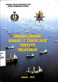 Undang-Undang Nomor 17 Tahun 2008 tentang Pelayaran