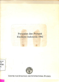 persoalan dan prospek ekonomi indonesia 1992