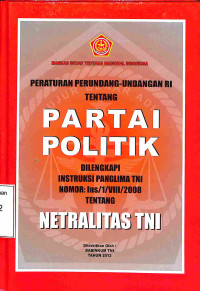 Peraturan Perundang-undangan Tentang Partai Politik