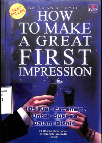 How to Make a Great First Impression