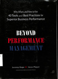 Beyond Performance Management