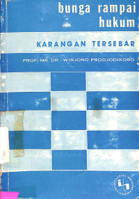 Bunga Rampai Hukum : Karangan Tersebar