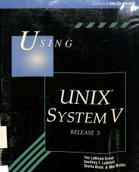 Using Unix System V  Relase 3