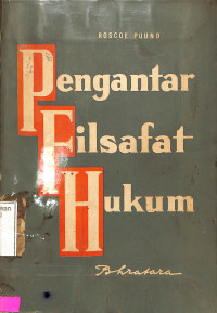 Pengantar filsafat hukum