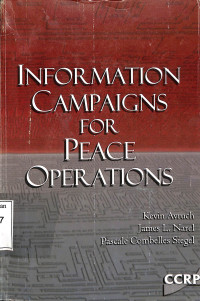 INFORMATION CAMPAIGNS FOR PEACE OPERATIONS