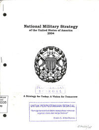 National Military Strategy of the United States of America 2004