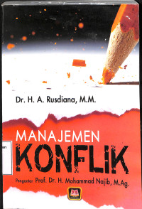 MANAJEMEN KONFLIK