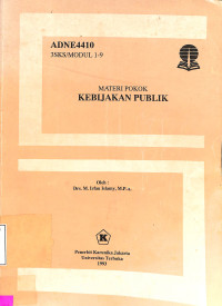 Materi Pokok Kebijakan Publik