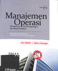 Manajemen Operasi; Manajemen Keberlangsungan dan Rantai Pasokan