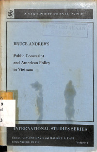 Public Constraint And American Policy In Vietnam