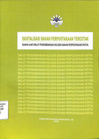 Digitalisasi Bahan Perpustakaan Tercetak