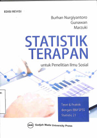 Statistik Terapan untuk Penelitian Ilmu Sosial