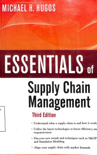 Essentials Of Supply Chain Management