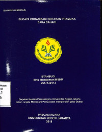 Budaya Organisasi Gerakan Pramuka Saka Bahari