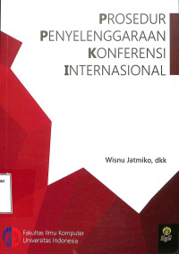 PROSEDUR PENYELENGGARAAN KONFERENSI INTERNASIONAL