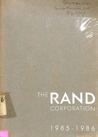 The Rand Corporation 1985-1986