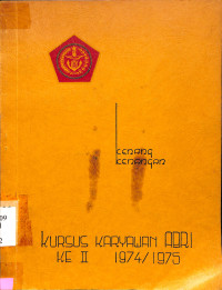 Kenang-Kenangan Kursus Karyawan ABRI Ke II 1974/1975