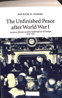 The Unfinished Peace After World War I