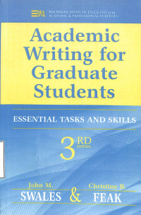 Academic Writing for Graduate Students