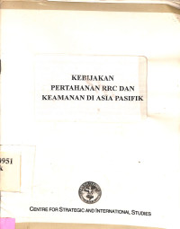 Kebijakan pertahanan RRC dan keamanan di Asia Pasifik