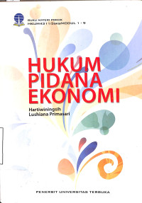 HUKUM PIDANA EKONOMI