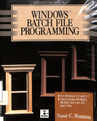 Windoews Batch File Programming