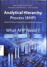 ANALYTICAL HIERARCHY PROCESS (AHP)