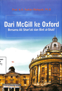 Dari McGill Ke Oxford Bersma Ali Shri'ati Dan Bint al-Shati