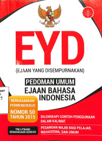 EYD Pedoman Umum Ejaan Bahasa Indonesia