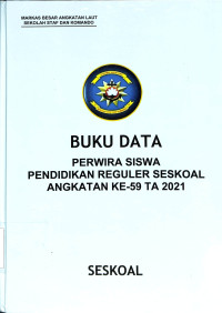 Buku Data Pasis Dikreg Seskoal Angkatan Ke-59 TA. 2021