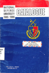 National Defense University 1985-1986 Catalogue