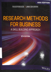 Research Methods For Business a Skill Building Approach