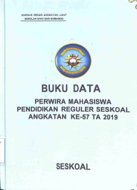 Buku Data Perwira Siswa Dikreg Ke-57 TA. 2019