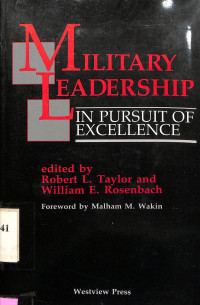 Military Leadership: in Pursuit of Excellence