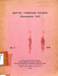 Daftar Tambahan Koleksi