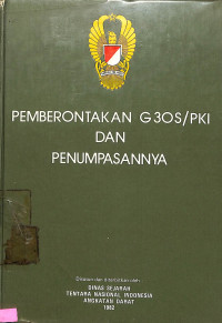 Pemberontakan G30S/PKI Dan Penumpasannya