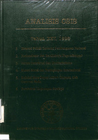 Analisis CSIS. Tahun XXV 1996