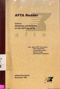 AFTA Reader Volume 1