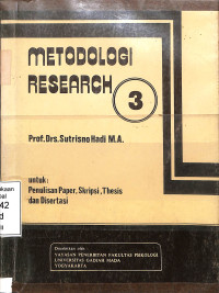 Metodologi Research 3