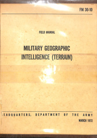 Miliitary Geographic Intelligence (Terrain)