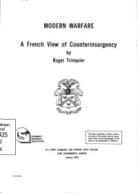 Modern Warfare: A French View of Counterinsurgency