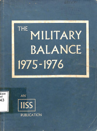 The Military Balance 1975-1976