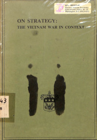 On Strategy : The Vietnam War in Context