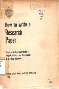 How To Write A Research Paper